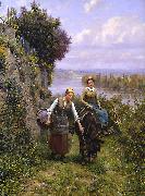 Daniel Ridgeway Knight Returning Home painting